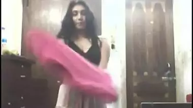 bengali girl after bath changing