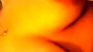 Indian girl dancing nude as she comes out of shower