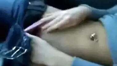 Beautiful Blonde Teen Sucks Cock in a Car