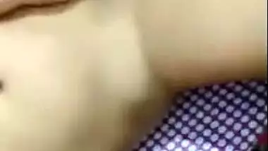 Desi cute girl selfie video making